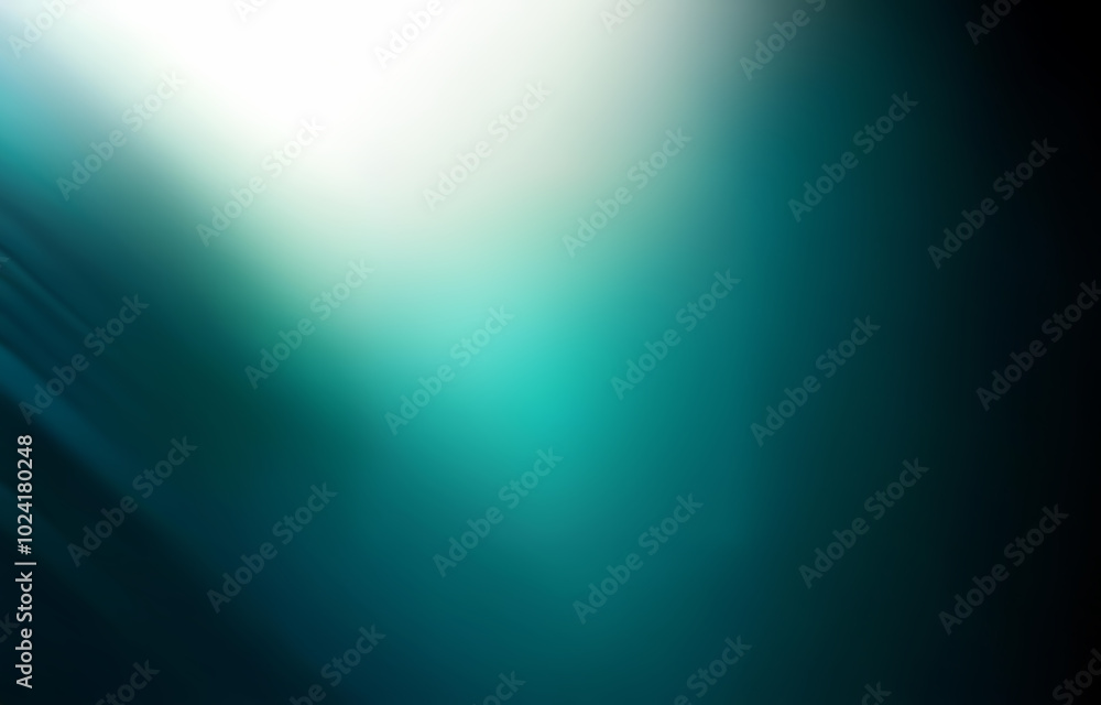Obraz premium A smooth gradient background with dark teal transitioning to bright white.