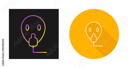 Oxygen Mask Vector Icon
