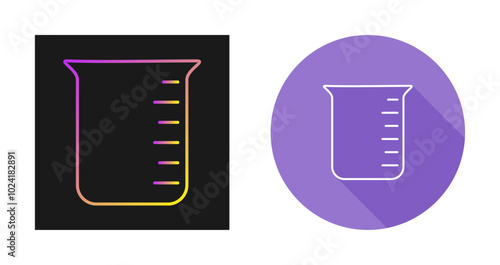 Measure Chemical Vector Icon