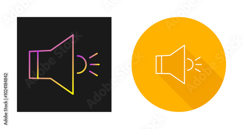 Loudspeaker Vector Icon
