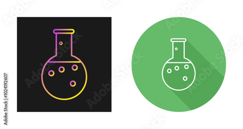 Chemical Flask Vector Icon