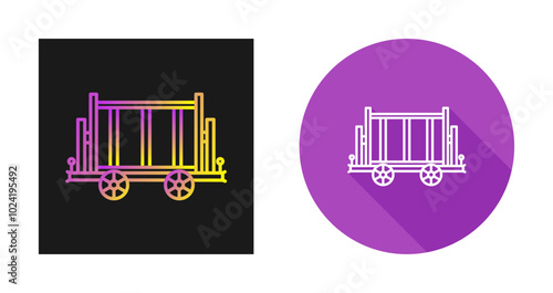 Trolley Vector Icon