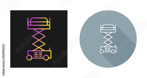 Lifter Crane Vector Icon