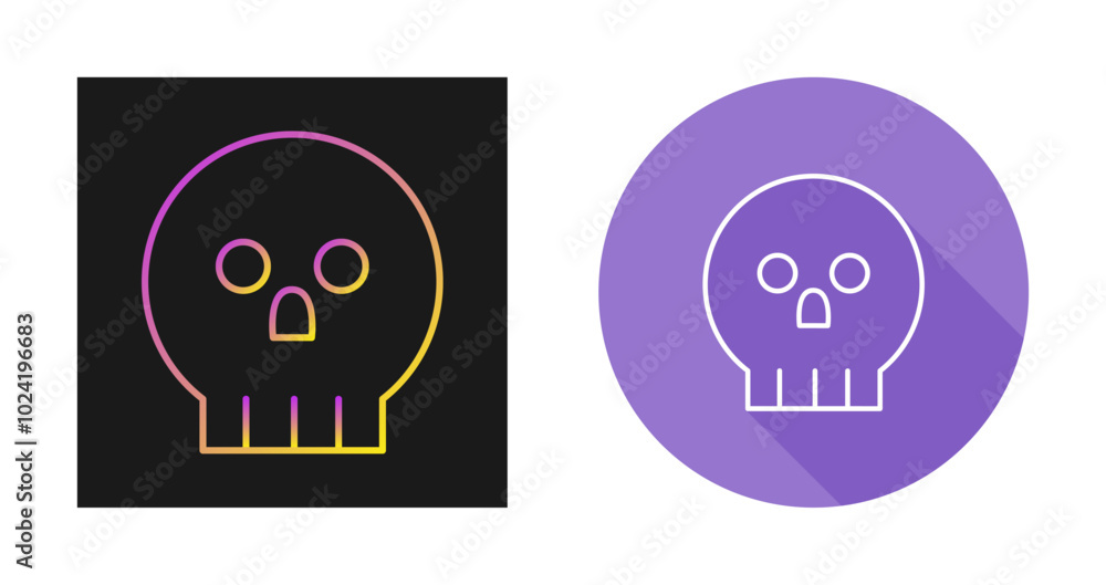 Pirate Skull Vector Icon Pirate Skull Vector Icon