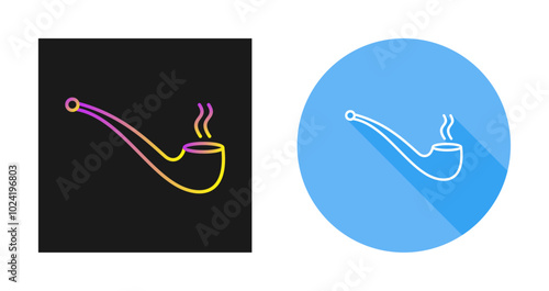 Smoking Pipe Vector Icon
