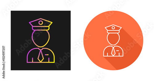 Flight Captain Vector Icon