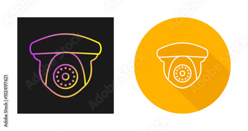 Security Camera Vector Icon