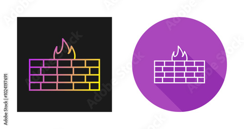Firewall Vector Icon
