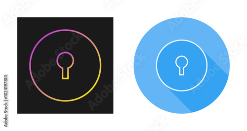 Keyhole Vector Icon