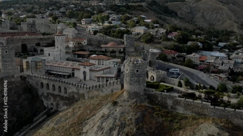 Stunning Aerial View of Akhaltsikhe, Georgia – Captured by Drone