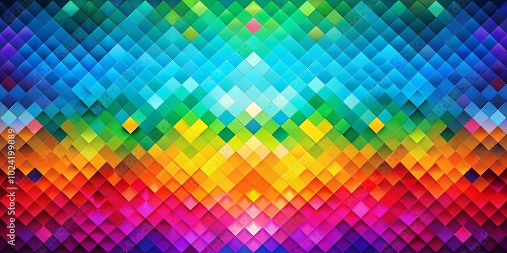 A Serene Spectrum of Vibrant Hues, Intertwined in a Geometric Symphony of Color and Shape A Serene Spectrum of Vibrant Hues, Intertwined in a Geometric Symphony of Color and Shape