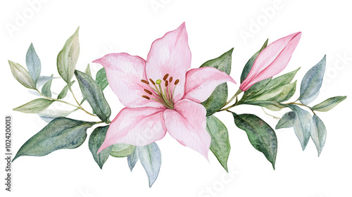 A Beautiful Arrangement of Christmas Flowers and Greenery Perfect for Holiday Decorations