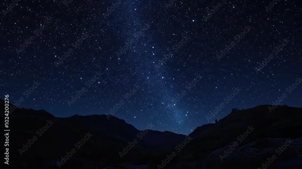 © Business Pics - starry night sky fully with the stars © Business Pics - starry night sky fully with the stars