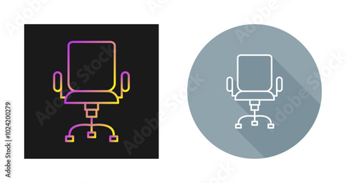 Office Chair Vector Icon