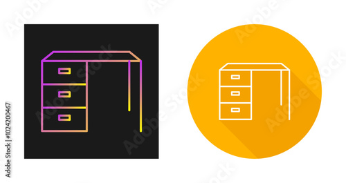 Working Table Vector Icon