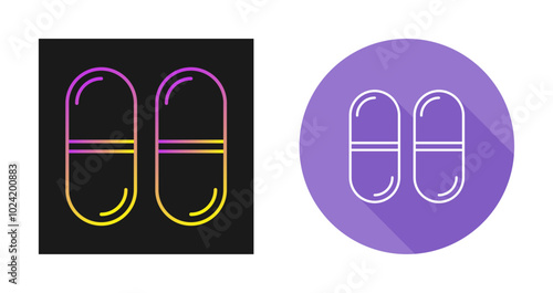 Capsules Vector Icon