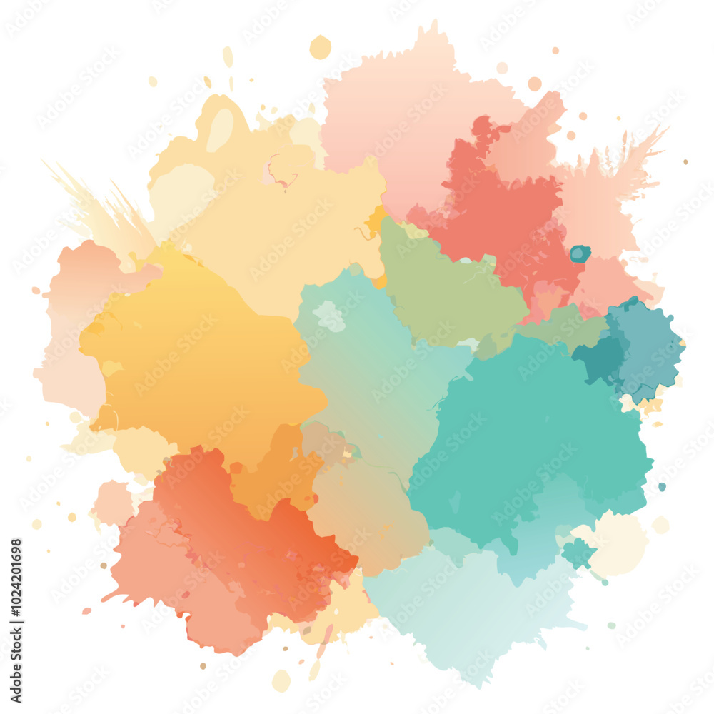 Watercolor spot background Watercolor spot background
