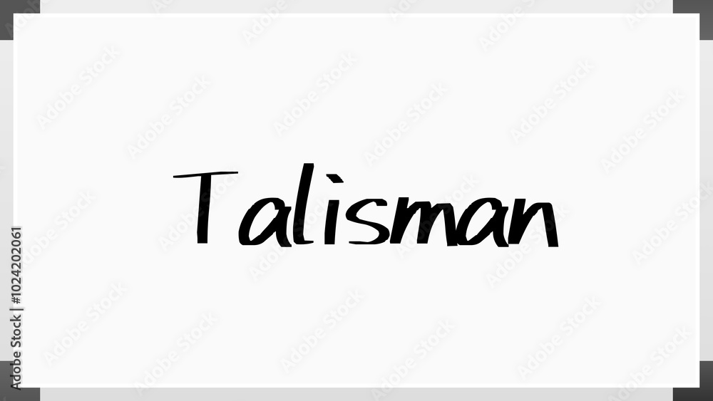 Talisman のホワイトボード風イラスト Talisman のホワイトボード風イラスト