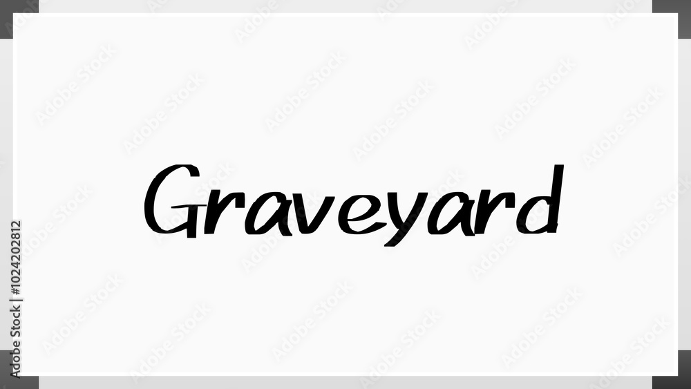 Graveyard のホワイトボード風イラスト Graveyard のホワイトボード風イラスト
