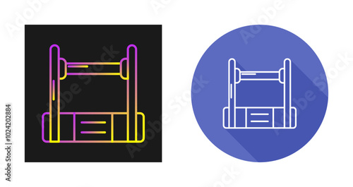 High Jump Vector Icon