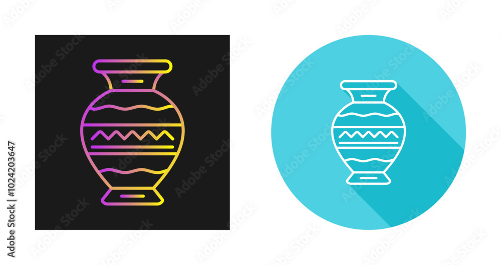 Vase Vector Icon Vase Vector Icon