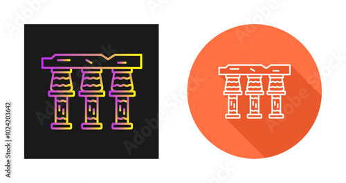 Luxor Temple Vector Icon