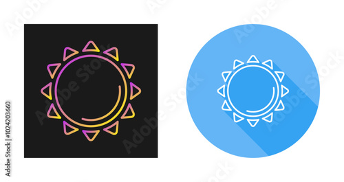 Sun Vector Icon