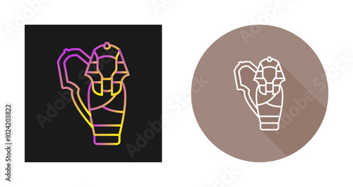 Sarcophagus Vector Icon