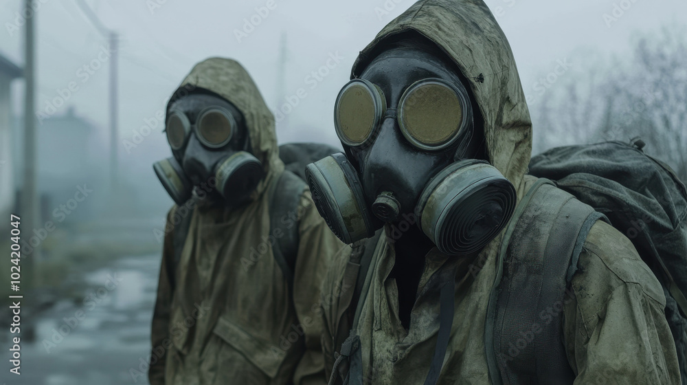 Memorial Day for all victims of the use of chemical weapons. chemical weapons. A man in chemical protection Memorial Day for all victims of the use of chemical weapons. chemical weapons. A man in chemical protection