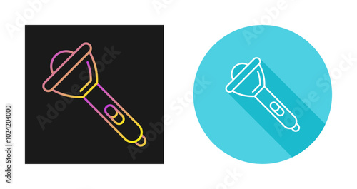 Flashlight Vector Icon