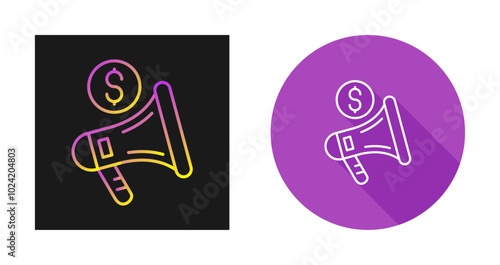 Sponsorship Vector Icon