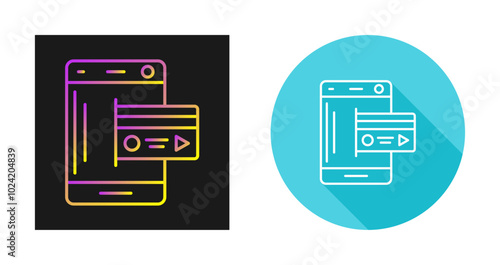 Mobile Money Vector Icon
