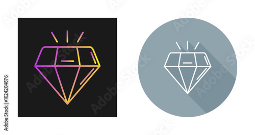 Diamond Vector Icon