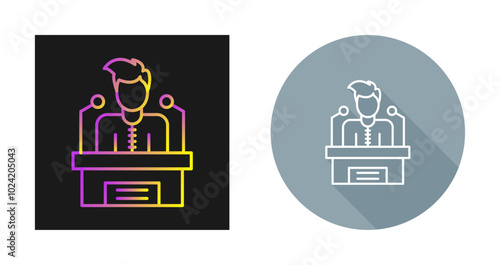 Speech Vector Icon