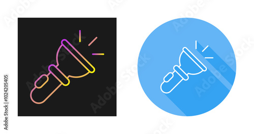 Flashlight Vector Icon