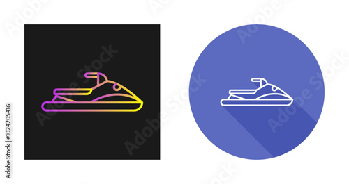 Jet Ski Vector Icon