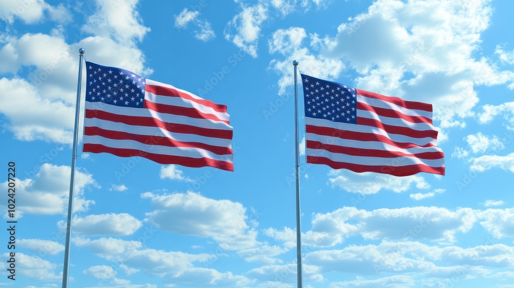 American flag for Memorial Day, 4th of July, Labour Day American flag for Memorial Day, 4th of July, Labour Day