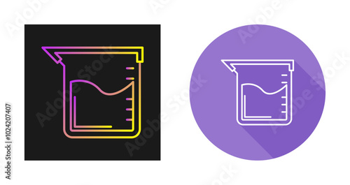 Beaker Vector Icon
