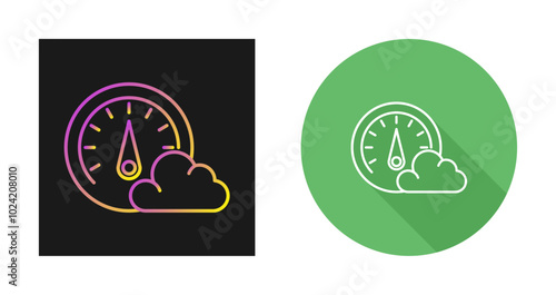 Barometer Vector Icon