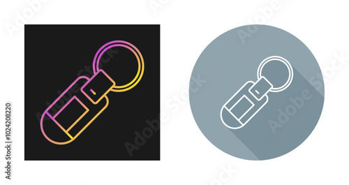 Keychain Vector Icon