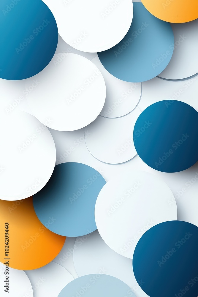 Simple, minimalist pattern of repeating circles Simple, minimalist pattern of repeating circles