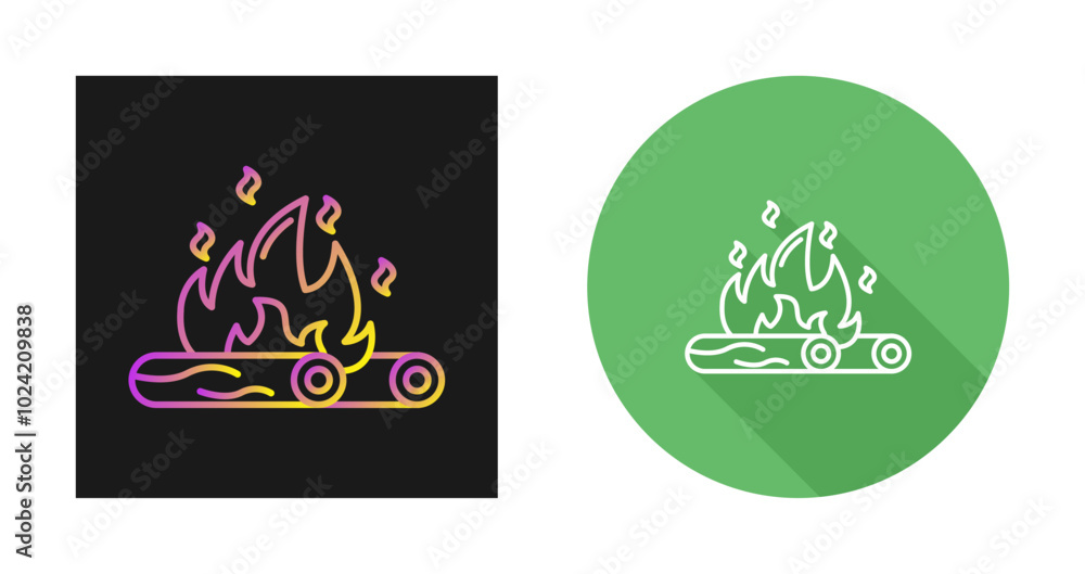 Bonfire Vector Icon