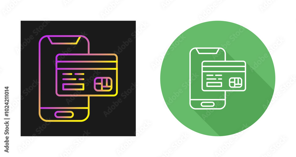 Mobile Payment Vector Icon Mobile Payment Vector Icon