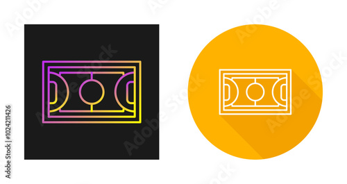 Football Field Vector Icon
