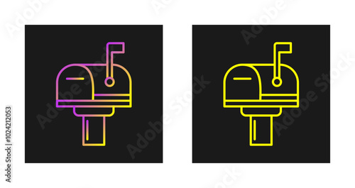 Mail Box Vector Icon