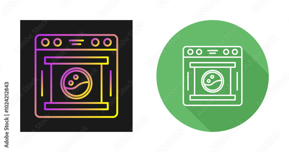 Washing Machine Vector Icon Washing Machine Vector Icon