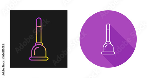 Plunger Vector Icon