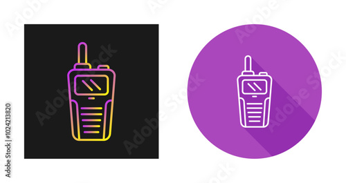 Walkie Talkie Vector Icon