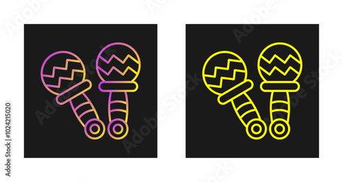 Maracas Vector Icon