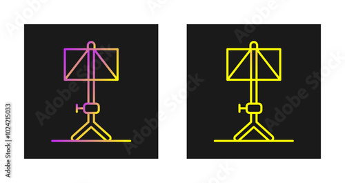 Music Stand Vector Icon